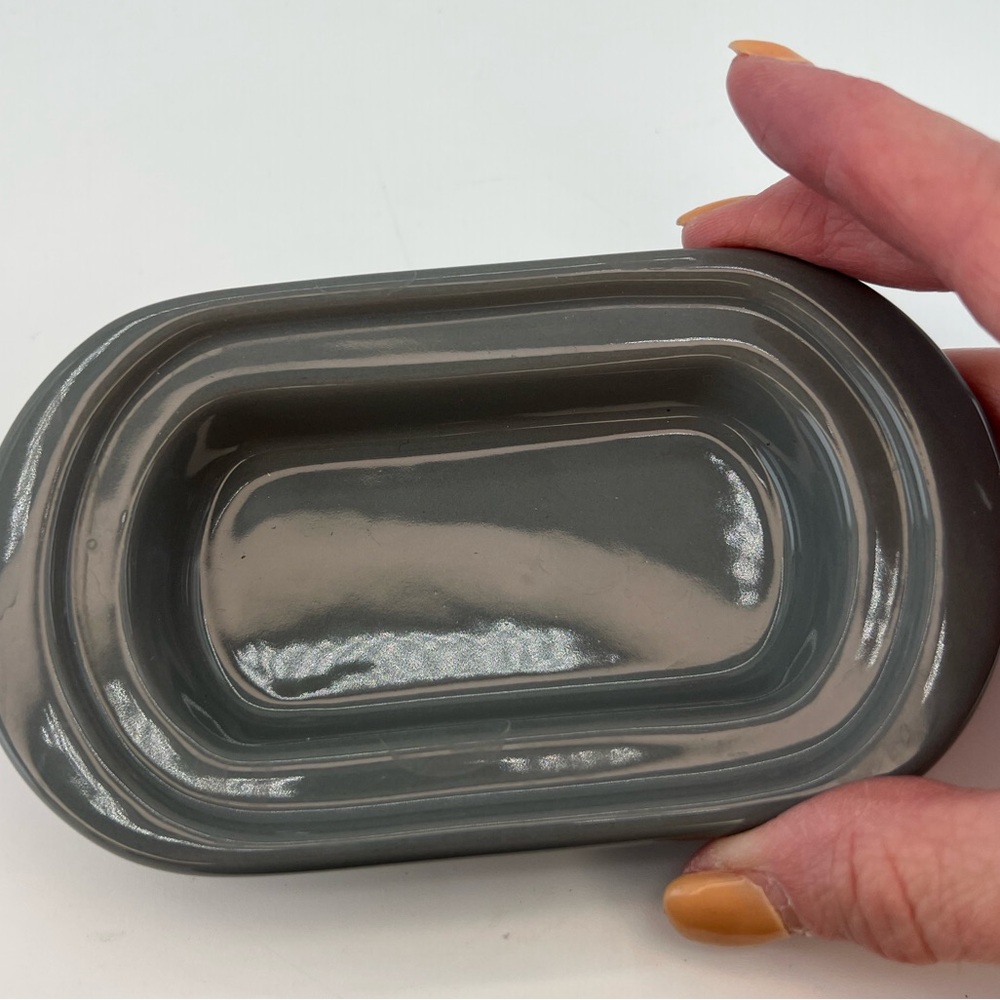 Chantal 5" Mini Butter Dish Fade Gray - Picture 5 of 8
